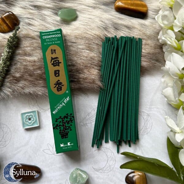 Cedarwood Cederhout Morning Star Japanse Wierook Magisch Thuis Meditatie-1