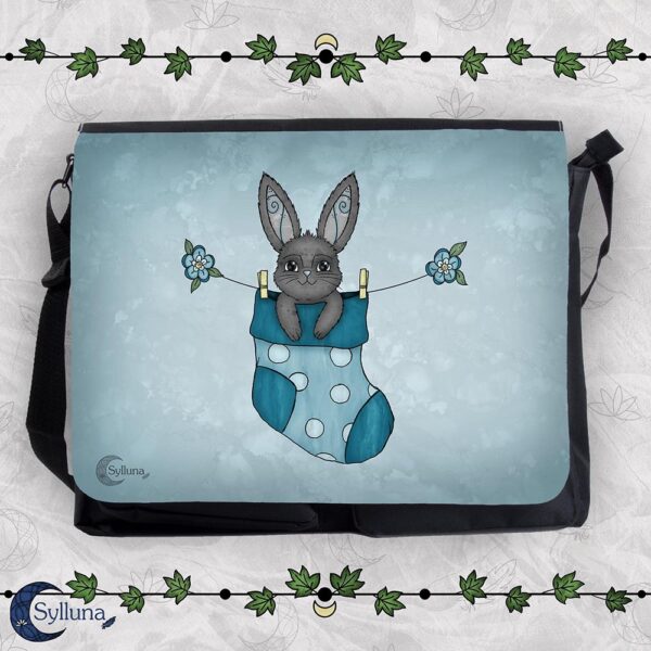 Luiertas Konijn Blauw Baby Tas Schoudertas