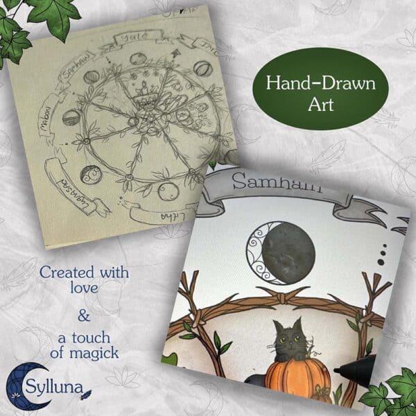 0091-00 The Making Of Jaarfeesten Jaarwiel Illustratie