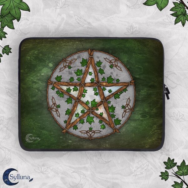 Laptop Hoes-Element Illustratie - Pentakel Ivy Blad L