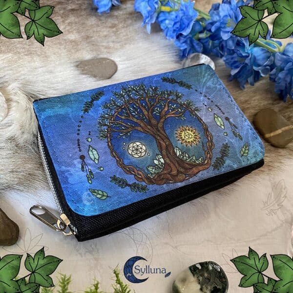 Portemonnee met Rits-Levensboom- Magische Producten 1