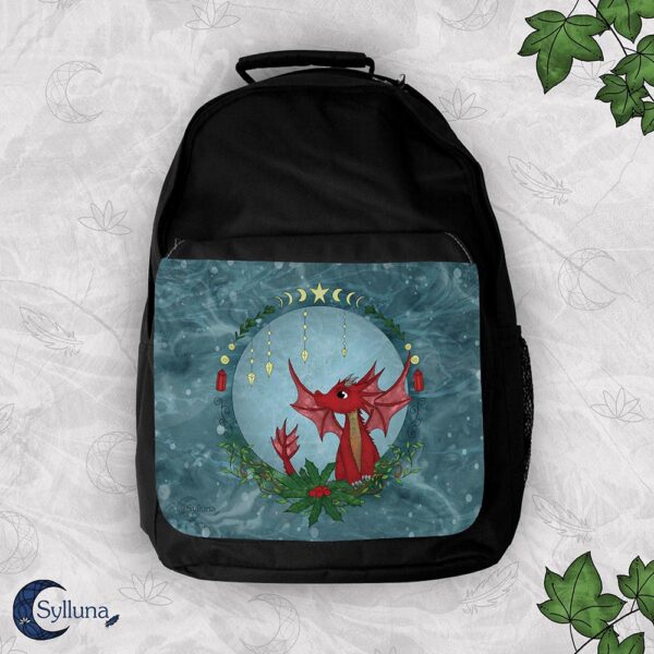 Yule Draakje Rugtas Backpack Sylluna