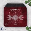 Interchangeable Bag Flap | Triple Moon Red thumbnail 5